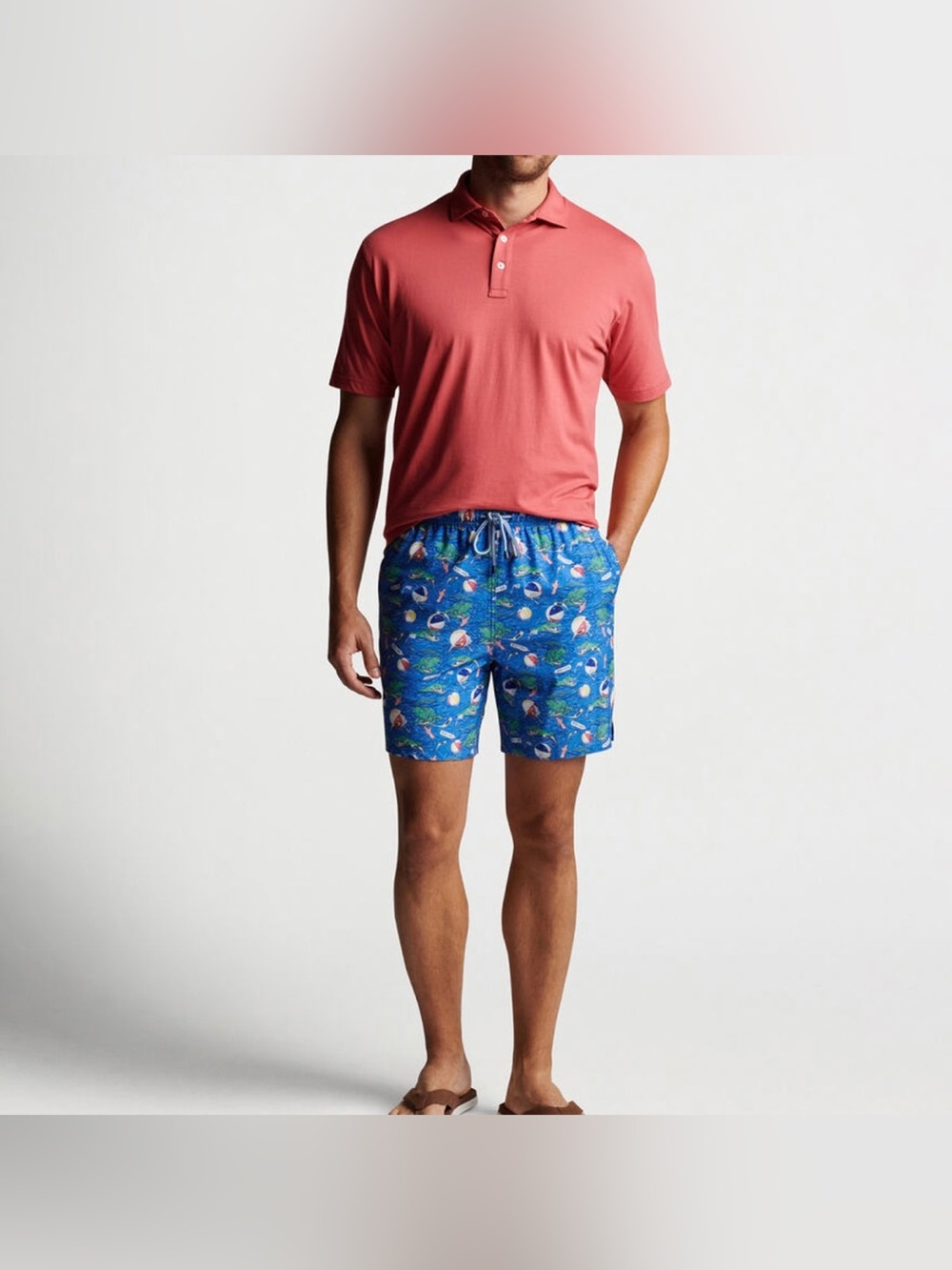 Peter Millar Golf Gator Gimme Swim Trunks